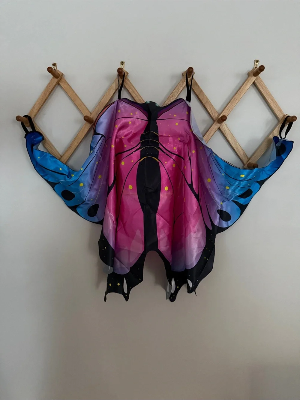 Kids Butterfly Wings Size Small Pink Blue Fairy Halloween Costume
